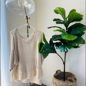 S/M Easel Sweater Dress- Creme